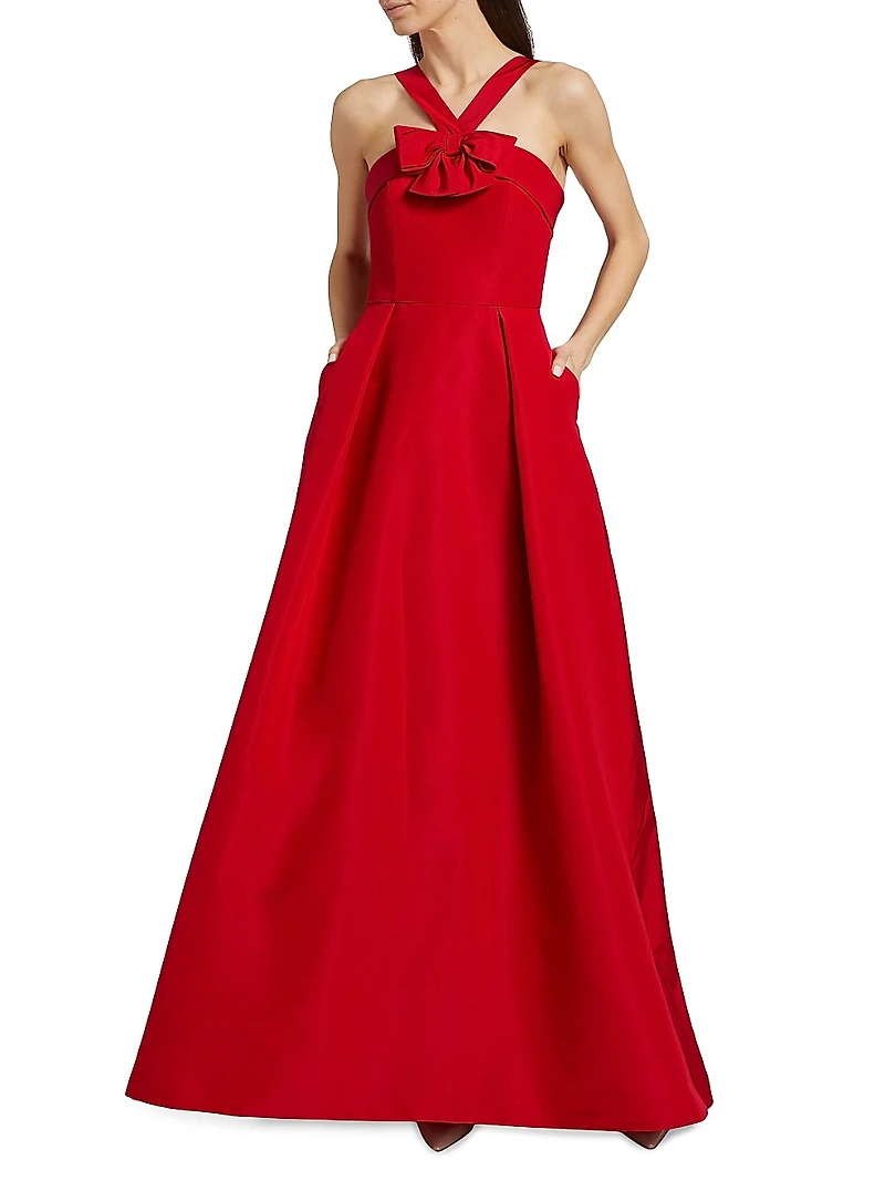 Emma Silk Sleeveless Gown