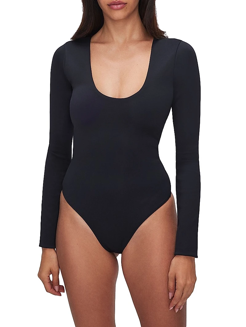 Sculpting Scoopneck Bodysuit