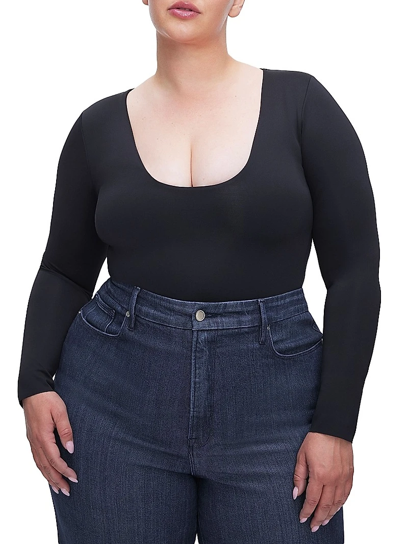 Sculpting Scoopneck Bodysuit