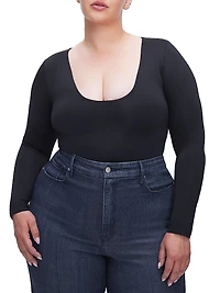 Sculpting Scoopneck Bodysuit
