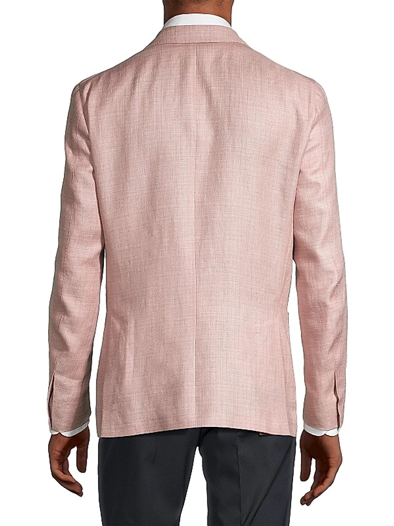Linen & Wool-Blend Two-Button Sport Coat