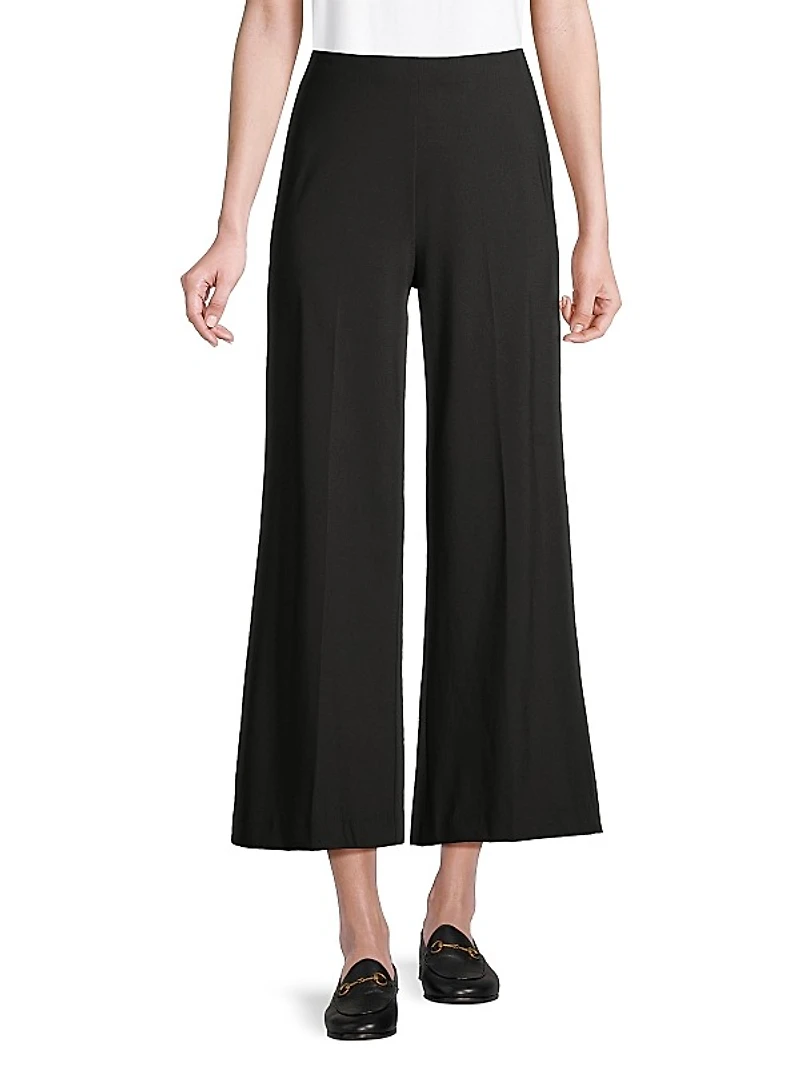 The Omni Cropped Wide-Leg Pants