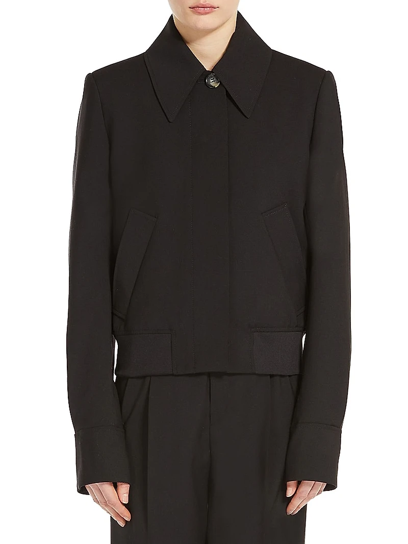 Smalto Wool Bomber Jacket