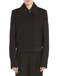 Smalto Wool Bomber Jacket