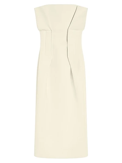 Adito Strapless Sheath Midi-Dress