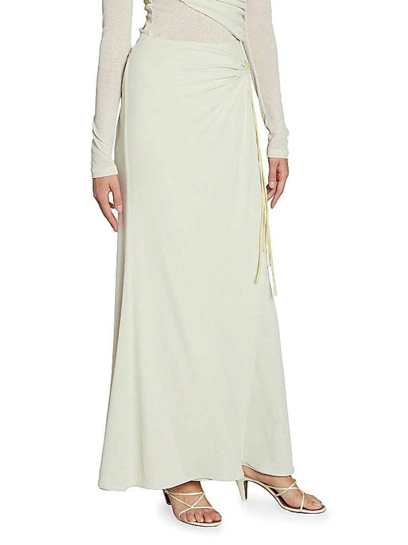 Macea Ruched Maxi Skirt