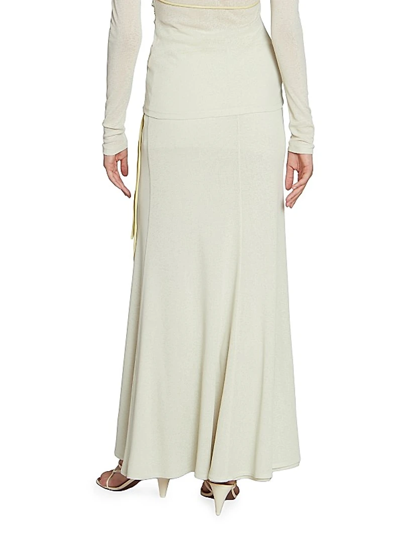 Macea Ruched Maxi Skirt