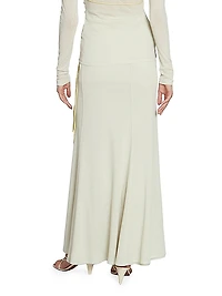 Macea Ruched Maxi Skirt