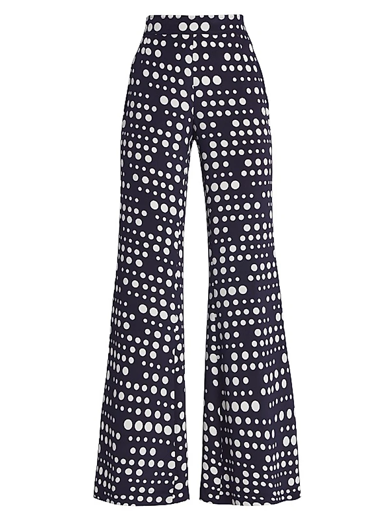 Dot Dotism Wide-Leg Pants