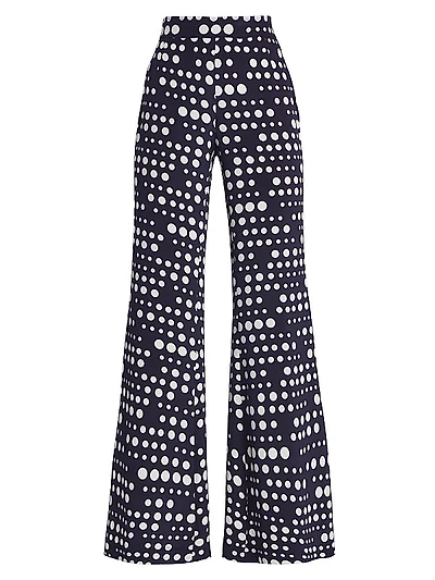 Dot Dotism Wide-Leg Pants