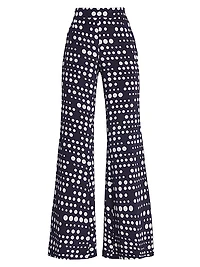 Dot Dotism Wide-Leg Pants