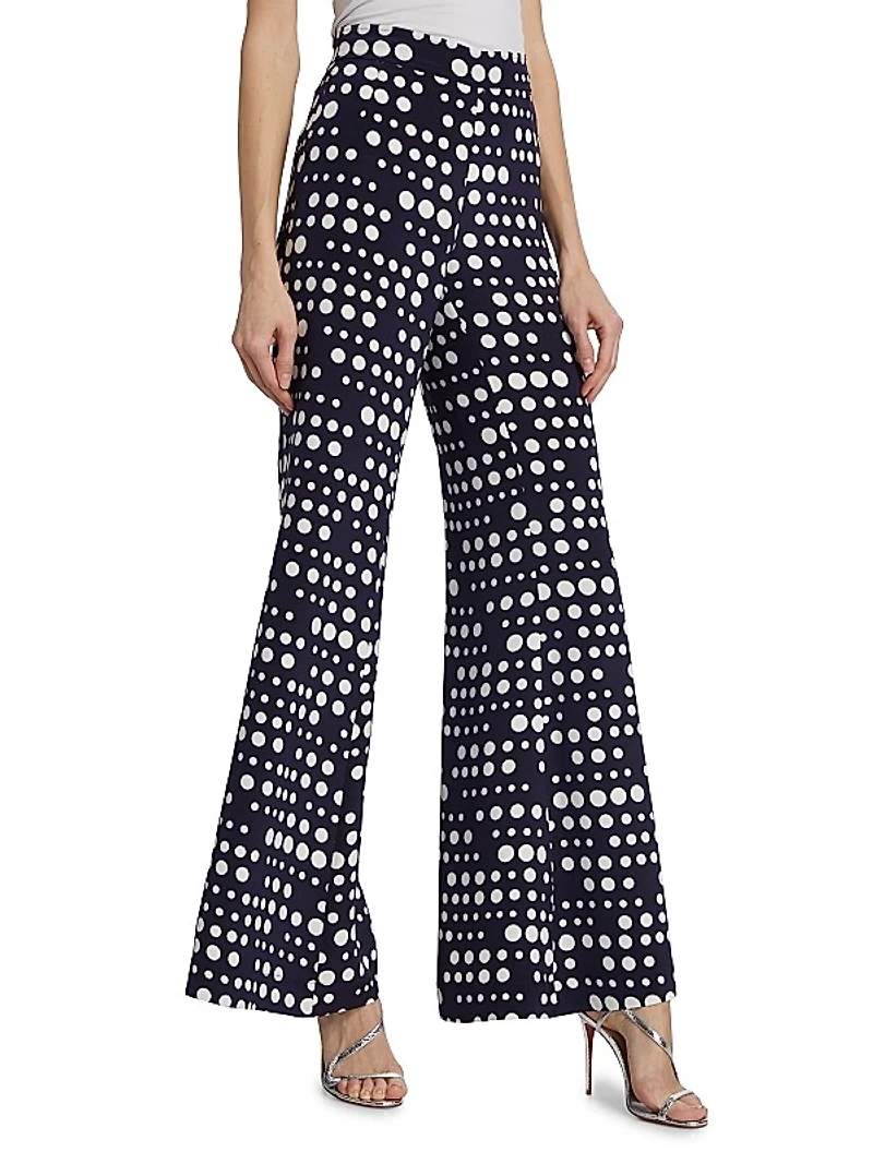 Dot Dotism Wide-Leg Pants