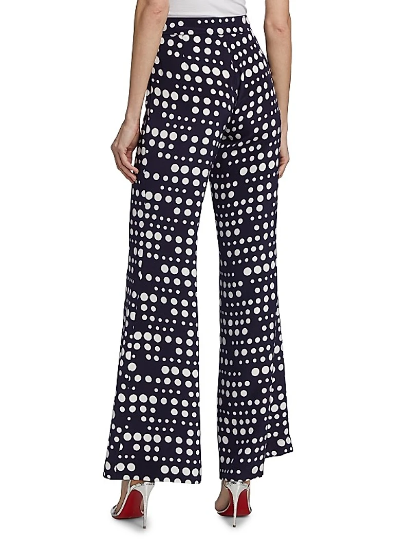 Dot Dotism Wide-Leg Pants