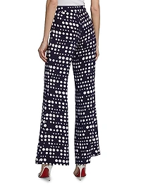 Dot Dotism Wide-Leg Pants