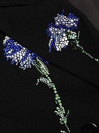 Cecil Beaton Carnation Wool Double-Breasted Blazer