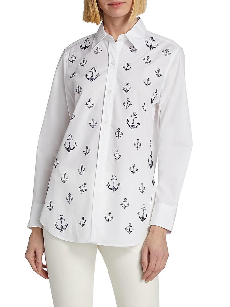 Ahoy Matey Embellished Shirt
