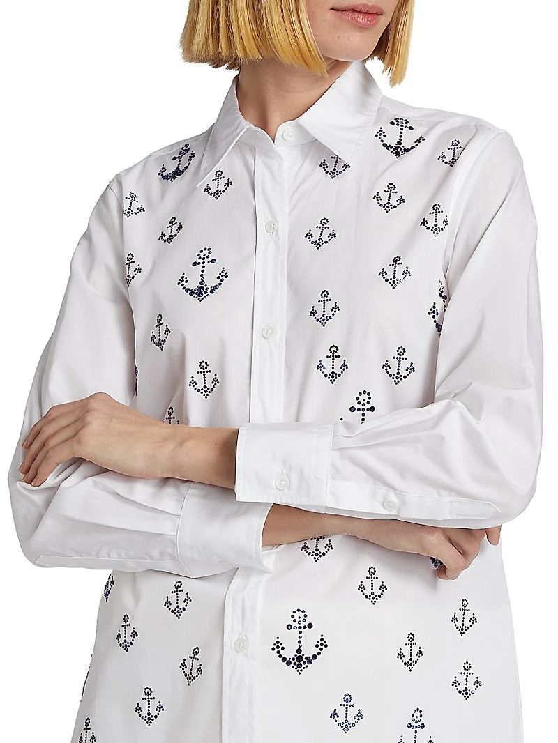 Ahoy Matey Embellished Shirt