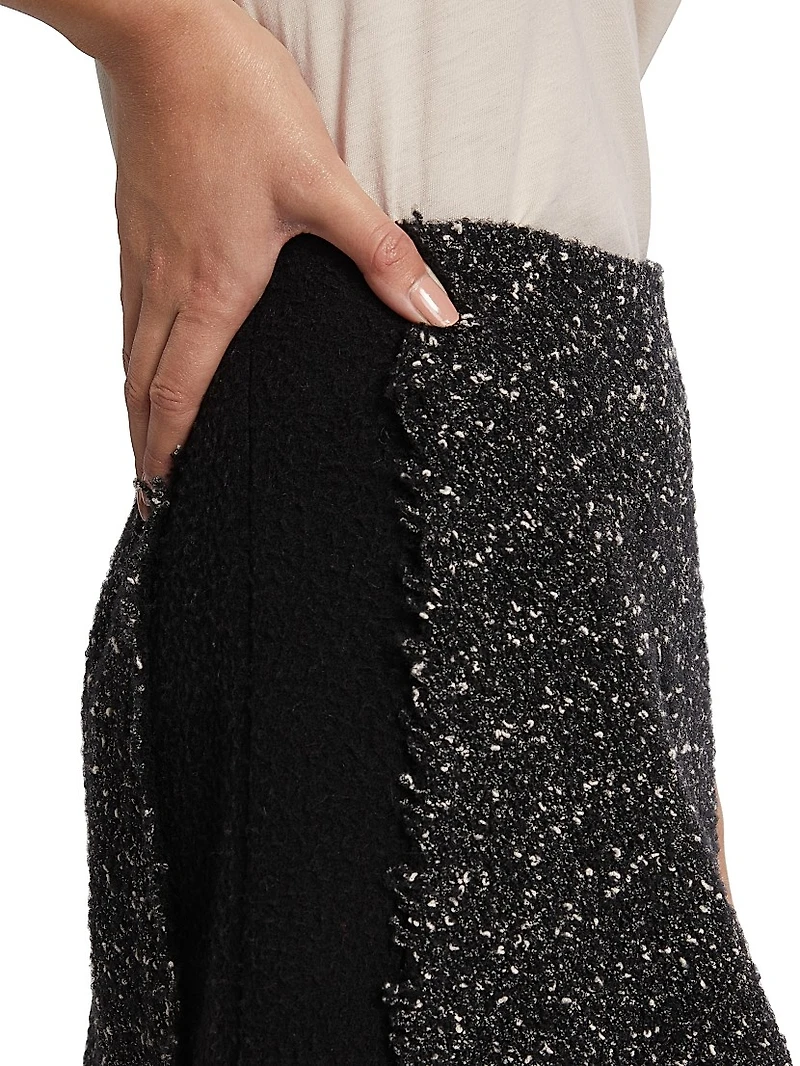 Elsie Metallic Tweed Miniskirt