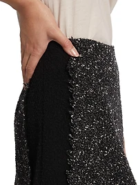 Elsie Metallic Tweed Miniskirt