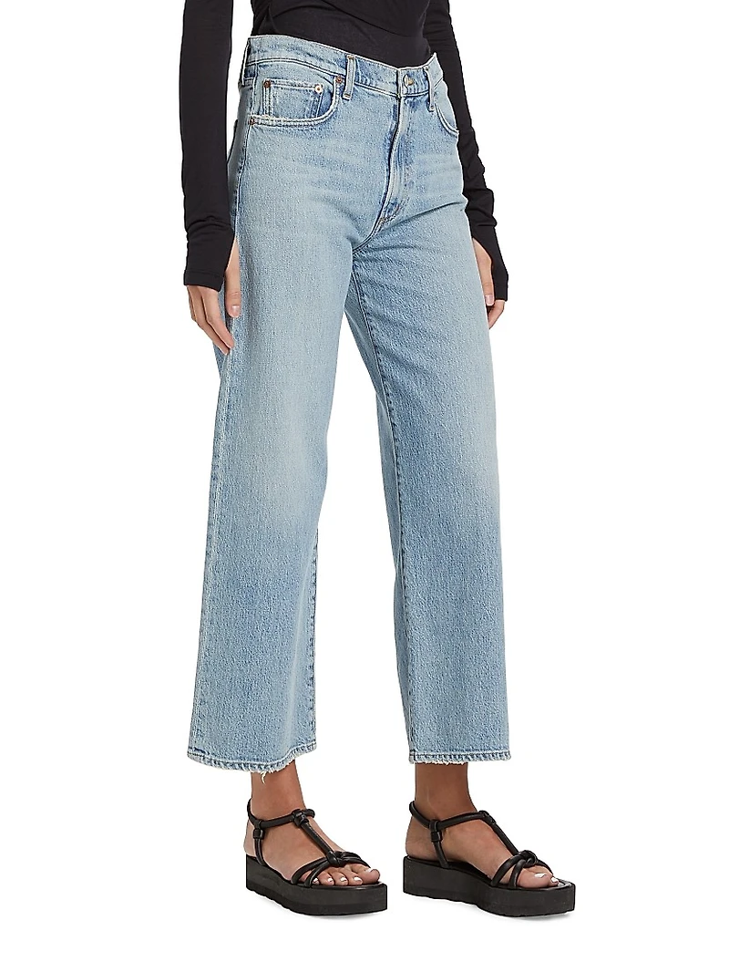 Harper Mid-Rise Relaxed Crop Jeans