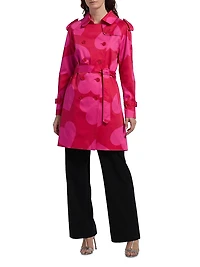 Hearts Cotton Trench Coat
