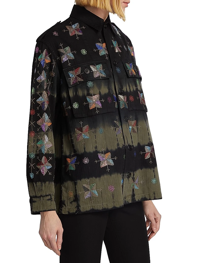 Atlas Mountains Tie-Dye Cotton Jacket