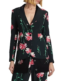 Cecil Beaton Carnation Three-Button Suit Jacket