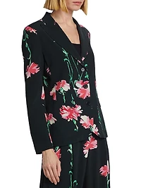 Cecil Beaton Carnation Three-Button Suit Jacket