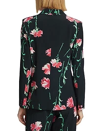 Cecil Beaton Carnation Three-Button Suit Jacket