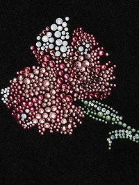 Cecil Beaton Pink Carnation Knit T-Shirt