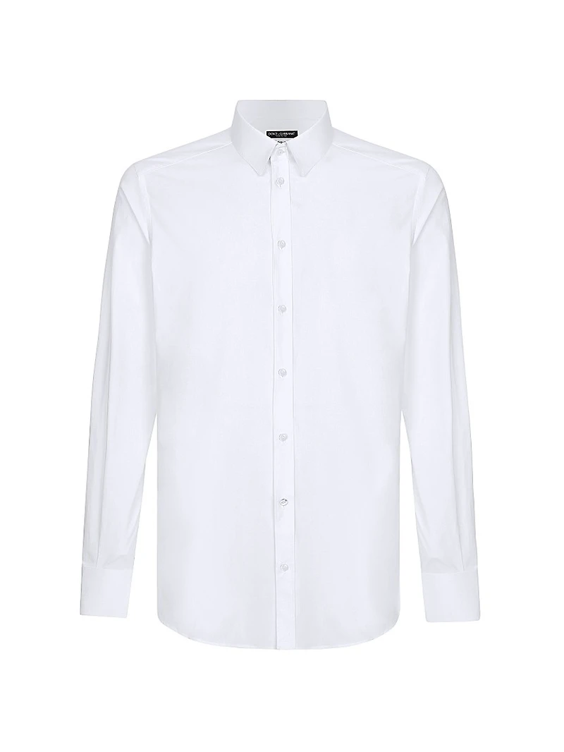 Poplin Button-Front Shirt