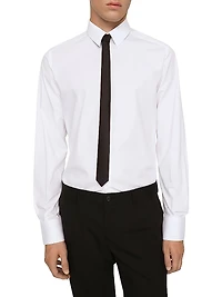 Poplin Button-Front Shirt
