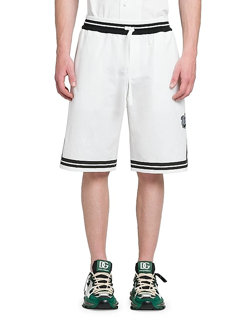 Popeline Ottico St. Logo Shorts