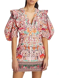 Millie Ruffle Cotton Minidress