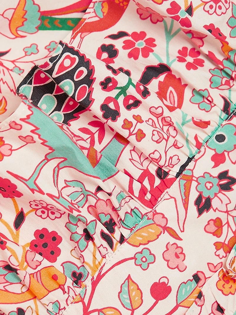 Millie Ruffle Cotton Minidress