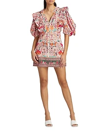 Millie Ruffle Cotton Minidress