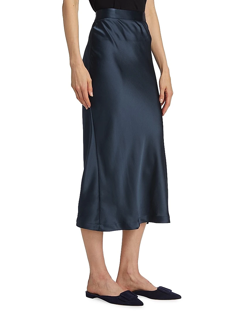 Blythe Silk Pencil Skirt