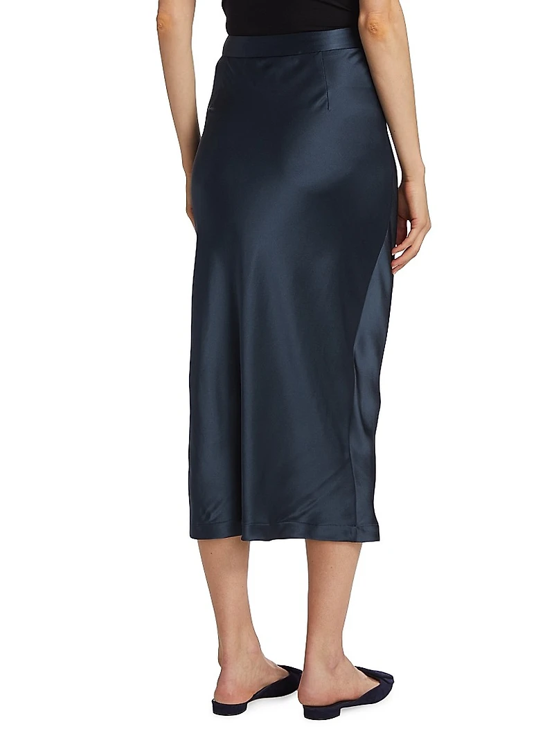 Blythe Silk Pencil Skirt