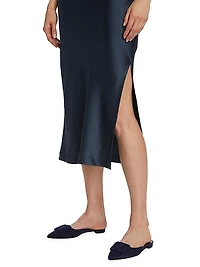 Blythe Silk Pencil Skirt