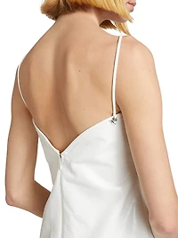 Ellipse Vinyl Minidress