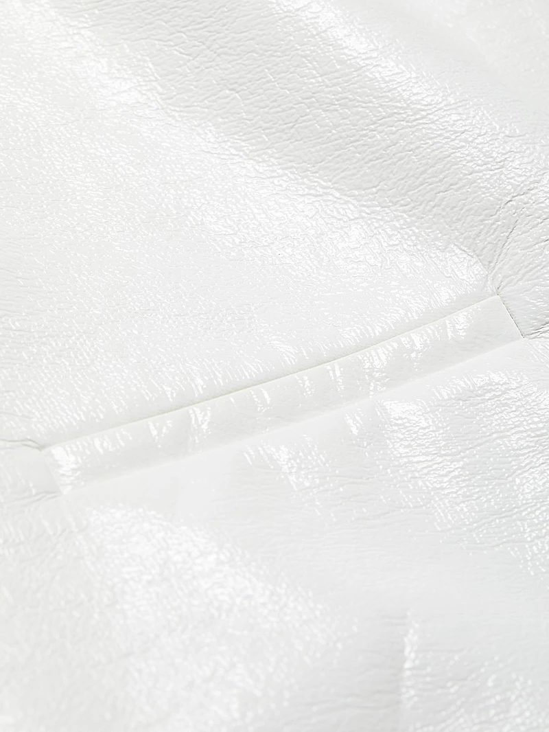 Ellipse Vinyl Minidress