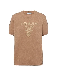 Wool, Cashmere And Lamé Crew-Neck Sweater