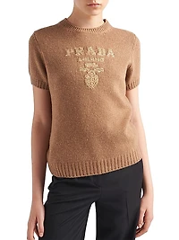 Wool, Cashmere And Lamé Crew-Neck Sweater