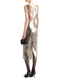 Embroidered Tulle Dress