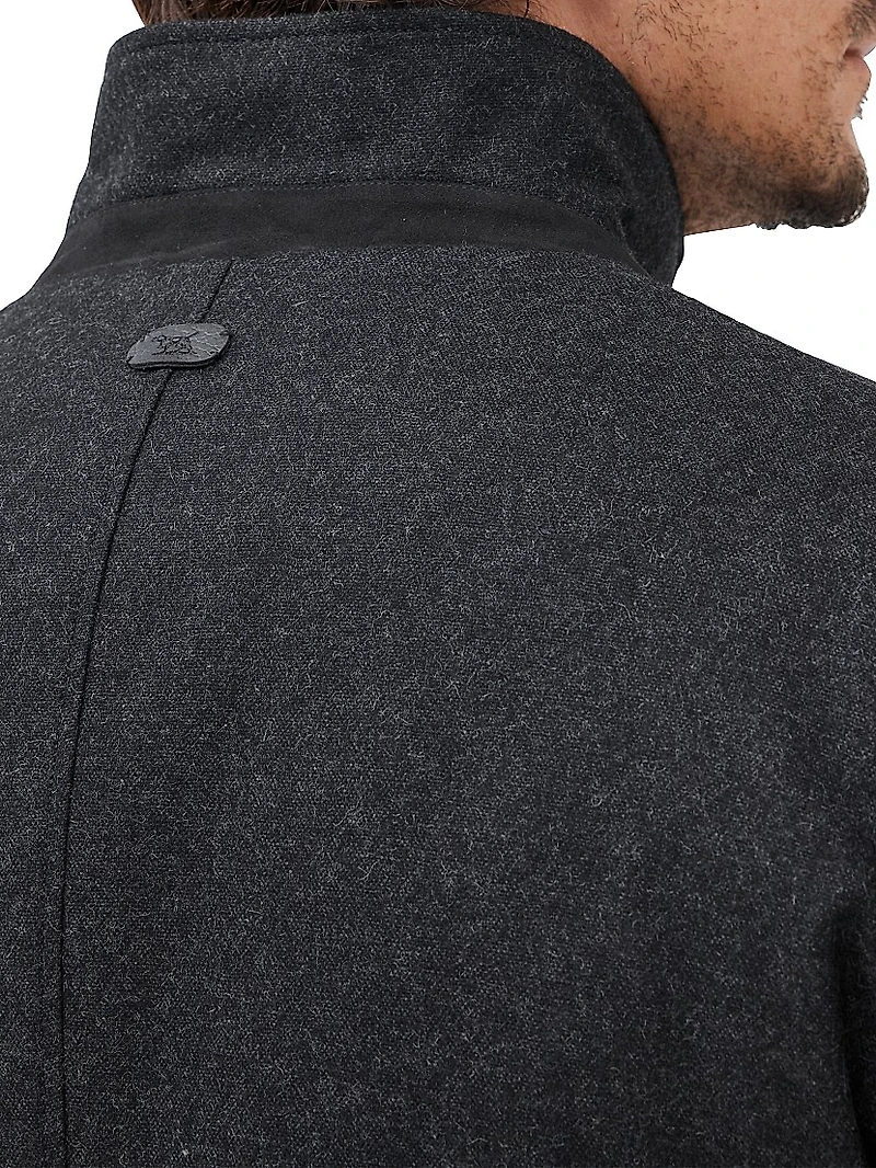 Longbush Padded Wool-Blend Jacket