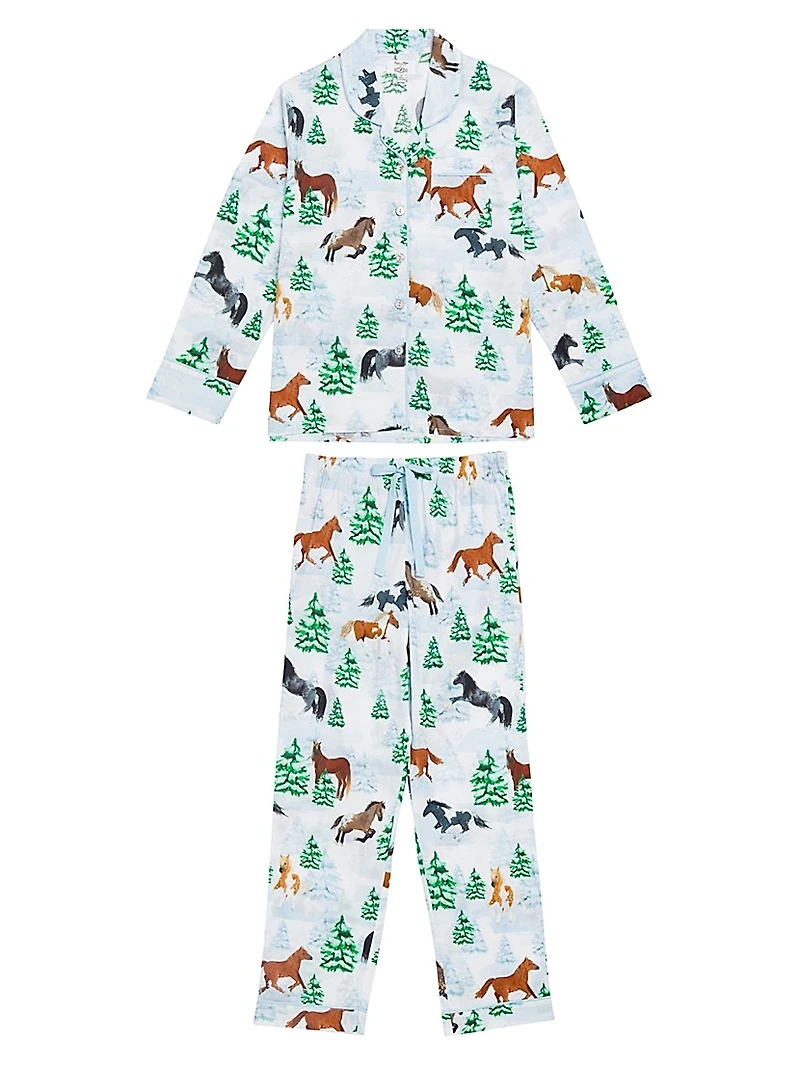Women's Skydog Long Pajama Set