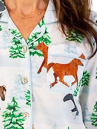 Women's Skydog Long Pajama Set