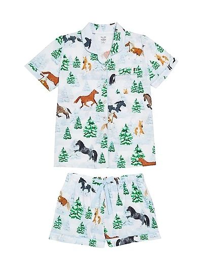 Women's Skydog Short Pajama Set
