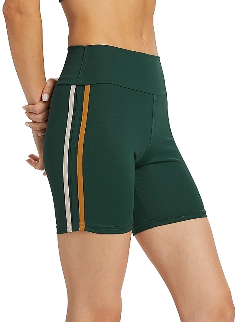 Striped Biker Shorts