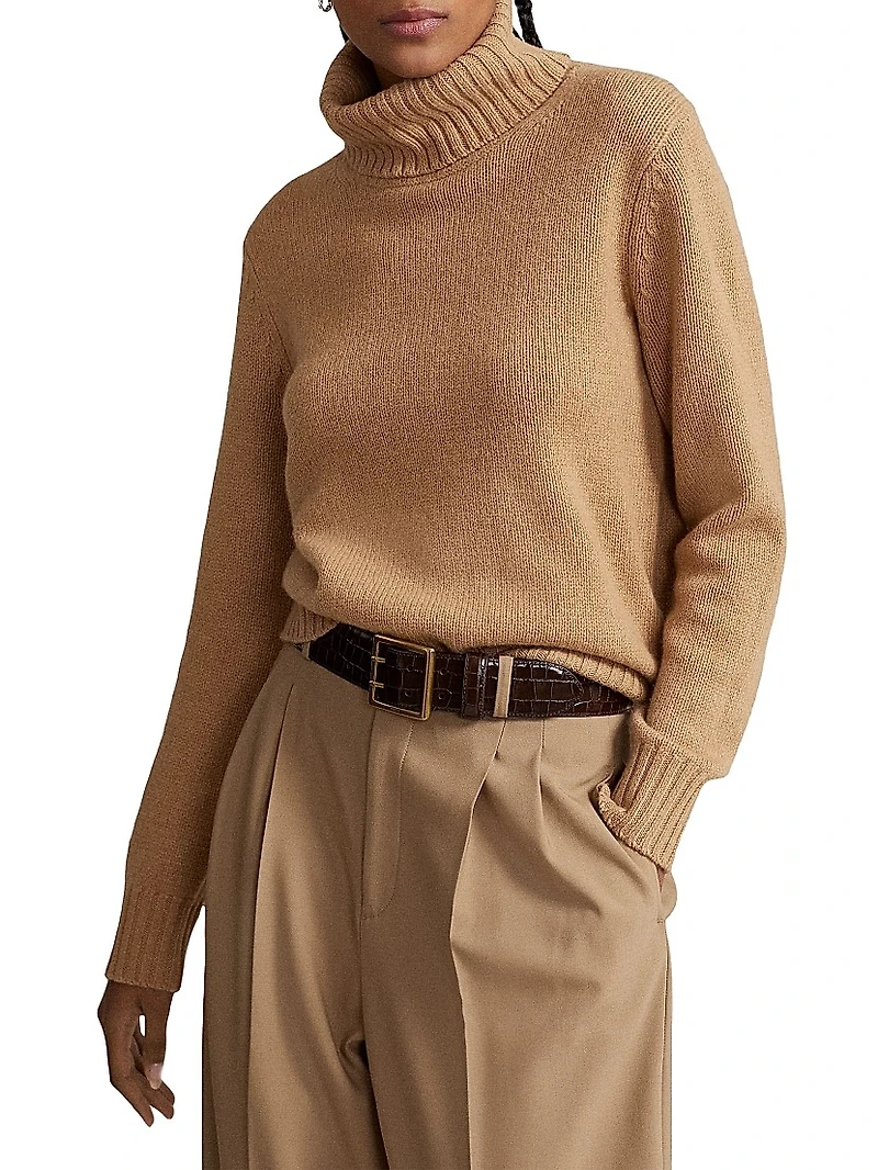 Wool Turtleneck Sweater